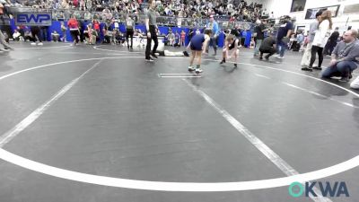 64 lbs Semifinal - Jackson Long, Mustang Bronco Wrestling Club vs Mia Salcido, Team Worx Wrestling Club