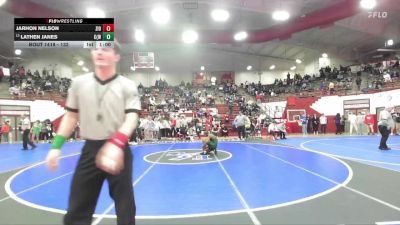 132 lbs Cons. Round 4 - Lathen Janes, Carroll (Fort Wayne) vs JaRhon Nelson, Zionsville