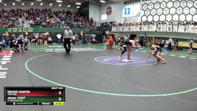 120 lbs Cons. Round 2 - Noah Vogt, Clarkston (MI) vs Drake Martin, Ashland