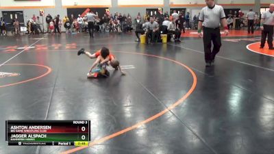 PW-1 lbs Round 3 - Jagger Alspach, Hammerin Hawks vs Ashton Andersen, Big Game Wrestling Club