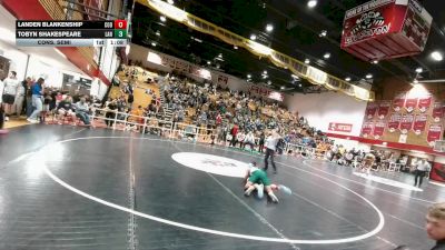 110B Cons. Semi - Tobyn Shakespeare, Lander Middle School vs Landen Blankenship, Cody Middle School