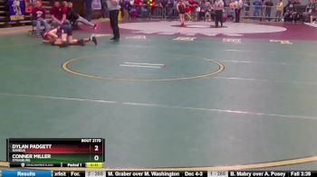 2 - 106 lbs Cons. Round 3 - Conner Miller, Strasburg vs Dylan Padgett, Nandua