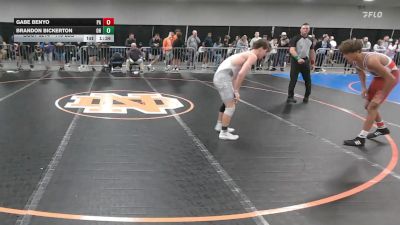 113 lbs Consi Of 16 #1 - Gabe Benyo, PA vs Brandon Bickerton, OH