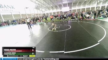 49 lbs Cons. Round 2 - Kannon King, Stinger Wrestling vs Ridge Deeter, Sanderson Wrestling Academy