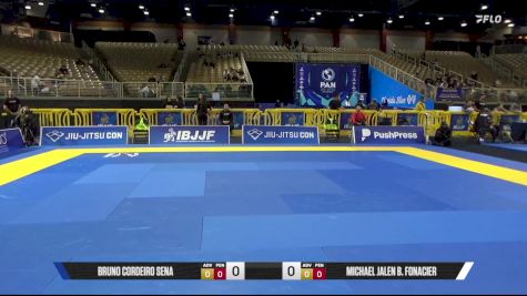 Michael Jalen B. Fonacier vs Bruno Cordeiro Sena 2025 Pan Jiu Jitsu IBJJF Championship