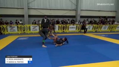 SOFIA ROSA AMARANTE vs PATRICIA MARIA N. FONTES 2021 Pan IBJJF Jiu-Jitsu No-Gi Championship