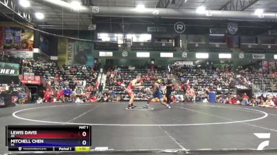 102 lbs 1st Place Match - Lewis Davis, AR vs Mitchell Chen, VA