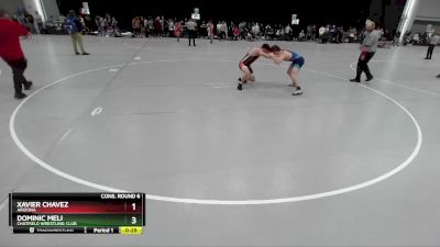 150 lbs Cons. Round 6 - Xavier Chavez, Arizona vs Dominic Meli, Chatfield Wrestling Club