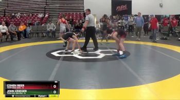 85 lbs 2nd Place Match (8 Team) - Cohen Reer, Team Ohio (OH) vs John Krieger, Team 922 (OH-PA)