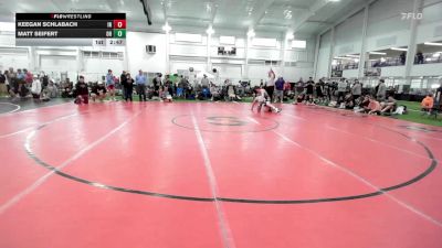 O-135 lbs Quarterfinal - Keegan Schlabach, IN vs Matt Seifert, OH