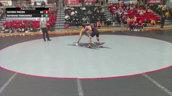 174 lbs Champ. Round 1 - Hayden Trezek, SIU Edwardsville vs Raymond Fernandez, Quincy