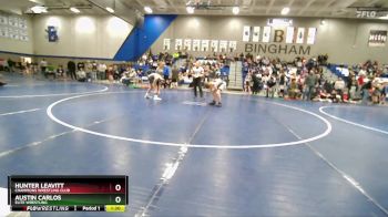 100 lbs Quarterfinal - Austin Carlos, Elite Wrestling vs Hunter Leavitt, Champions Wrestling Club