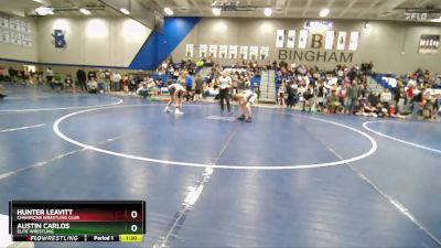 100 lbs Quarterfinal - Austin Carlos, Elite Wrestling vs Hunter Leavitt, Champions Wrestling Club