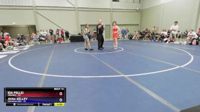 170 lbs Round 3 (8 Team) - Ida Pellei, Virginia vs Ayan Kelley, Michigan Red