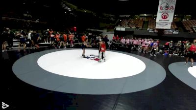 95 lbs Kaila Robles Rials, SCVWA - Santa Clara Valley Wrestling Association vs Juliah Lee, OCWA - Orange County Wrestling Association