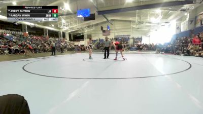 135 lbs Cons. Round 1 - Avery Sutton, Lawrence vs Raegan Irwin, Shawnee Mission Northwest