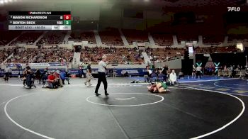 150-D4 Cons. Round 3 - Benton Beck, Yuma Catholic High School vs Mason Richardson, Bisbee High School
