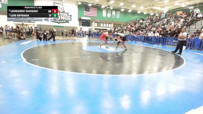 190 lbs Champ. Round 2 - Leonardo Vasquez, Indio vs Luis Estrada, Valley View