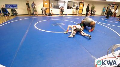 55 lbs Quarterfinal - Clay Hubler, Warner Eagles Youth Wrestling vs Phild Crofford, Warrior Wrestling Club