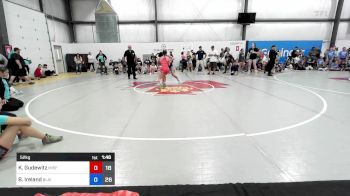 52 kg Quarterfinal - Kylie Gudewitz, Misfits Girls Saphire vs Braylee Ireland, Blair