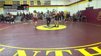 285 lbs Champ. Round 1 - Cristiano Sanchez, Sacramento City College vs Jacob Maldonado, Delta College