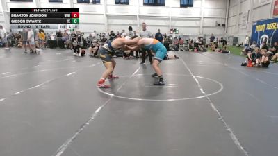 190 lbs Round 1 (6 Team) - Braxton Johnson, West Virginia Wild vs Gibson Swartz, Youngstown Elite