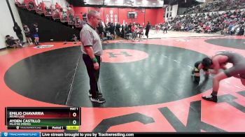 132 lbs Cons. Round 1 - Ayden Castillo, Palatine (FREMD) vs Emilio Chavarria, ROUND LAKE