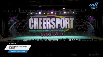 Palm Beach Lightning - AQUA [2024 L3 Youth - Small Day 2] 2024 CHEERSPORT National All Star Cheerleading Championship
