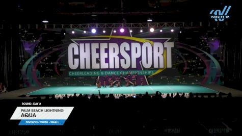 Palm Beach Lightning - AQUA [2024 L3 Youth - Small Day 2] 2024 CHEERSPORT National All Star Cheerleading Championship