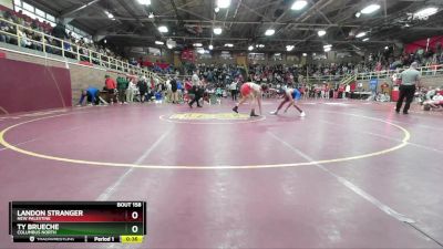 126 lbs Cons. Round 1 - Ty Brueche, Columbus North vs Landon Stranger, New Palestine