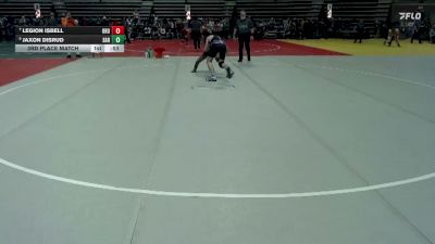 140 lbs 3rd Place Match - Jaxon Disrud, Sartell vs Legion Isbell, Orono