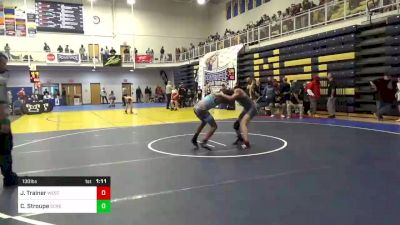 130 lbs Round Of 32 - Jayden Trainer, West Jefferson Hills vs Cole Stroupe, Screaming Eagles