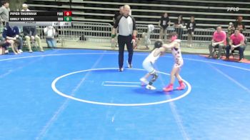 55 lbs Final - Piper Thurman, Power Half Wrestling Academy vs Emily Vernon, Iron Horse