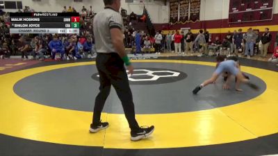 113 lbs Champ. Round 2 - Malik Hoskins, Sunnyside vs Shiloh Joyce, Christian Brothers Academy