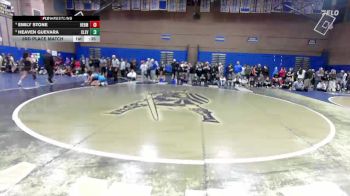 135lbs 3rd Place Match - Emily Stone, Hermiston (Girls) vs Heaven Guevara, Cleveland (Girls)