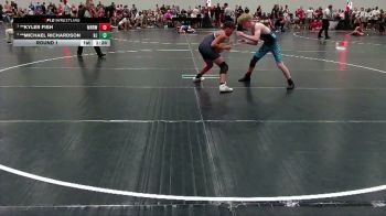 140 lbs Round 1 - **Michael Richardson, NC Jets vs **Kyler Fish, Mat Rats Rebooted Wrestling