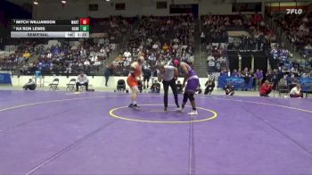 285 lbs Semifinal - Mitch Williamson, Wartburg vs Ka`Ron Lewis, University Of The Ozarks