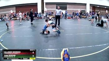 67 lbs Round 2 (4 Team) - Sam Ingram, Roundtree WA vs Allanzo Moreno, Contenders WA Green