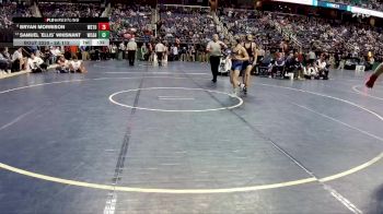 2A 113 lbs Cons. Round 2 - Bryan Morrison, West Stokes vs Samuel `ellis` Whisnant, West Caldwell High School