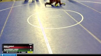 132 lbs Cons. Round 1 - Alexander Lopez, Code Red Wrestling Club vs Reed Knight, California