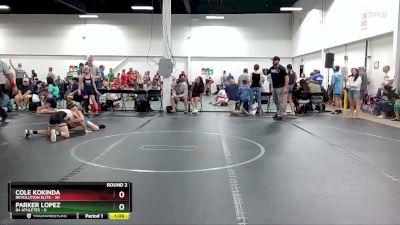 72 lbs Round 2 (6 Team) - Cole Kokinda, Revolution Elite vs Parker Lopez, 84 Athletes