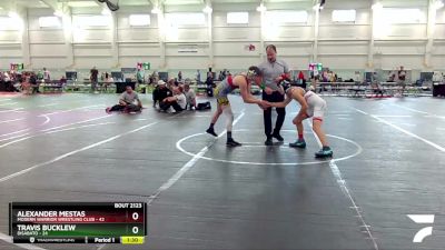 120 lbs Round 3 - Alexander Mestas, Modern Warrior Wrestling Club vs Travis Bucklew, Disabato