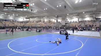 90 lbs Cons. Round 4 - Thomas Ireland, Big Red Wrestling Club vs Joey Marzullo, Nolensville Wrestling Club