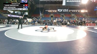 106 lbs Champ. Rd Of 64 - Chase VanPortfliet, Michigan vs Bryx Leichleiter, Nebraska
