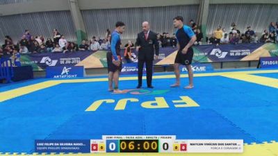MAYCON VINÍCIUS DOS SANTOS FREIT vs LUIZ FELIPE DA SILVEIRA NASCIMEN 2026 FPJJ Circuito Paulista NO GI Etapa 3