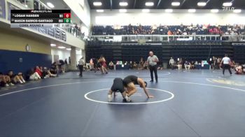 125 lbs Cons. Round 6 - Mason Barros-Santiago, Rio Hondo College vs Logan Hansen, Moorpark College