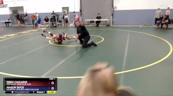 138 lbs Champ. Round 1 - Mason Bock, Soldotna Whalers Wrestling Club vs Eben Caulkins, Mid Valley Wrestling Club