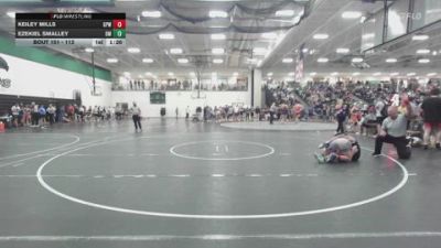 113 lbs Champ. Round 2 - Ezekiel Smalley, Open Mats vs Keiley Mills, GPWA
