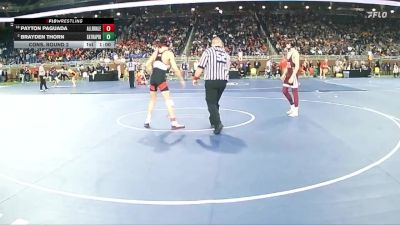 D2-126 lbs Cons. Round 2 - Payton Paguada, Allendale HS vs Brayden Thorn, Eaton Rapids HS