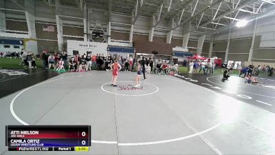 95 lbs Round 1 - Atti Nielson, JWC Girls vs Camila Ortiz, Legion Wrestling Club